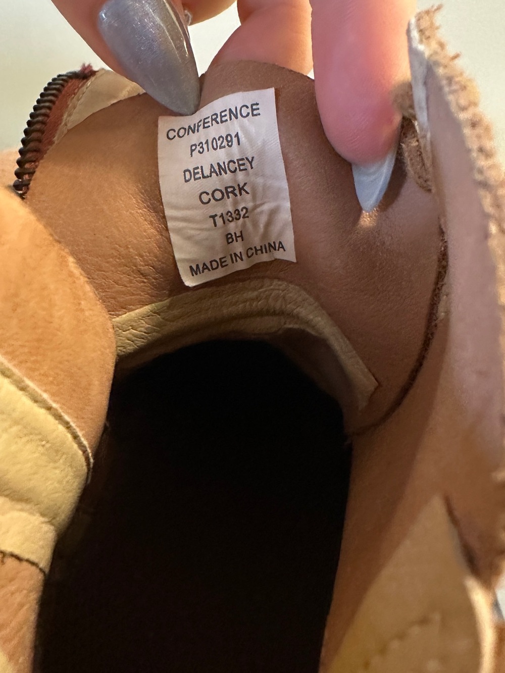 Caterpillar Tan Suede Lace-Up Ankle Boots - Picture 5 of 6